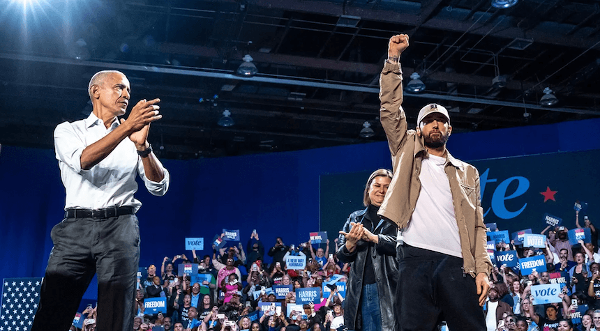 NHL Legend Throws Shade at Trump While Thanking Eminem for Backing Kamala Harris